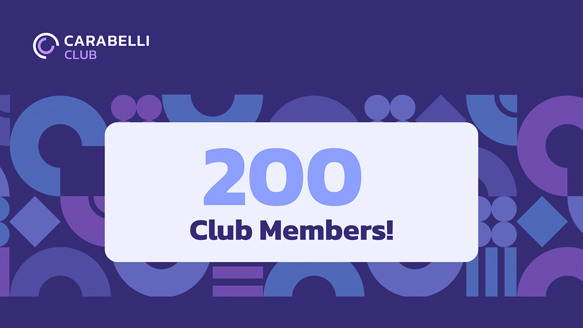 Carabelli Club Reaches 200 Members — and Counting!