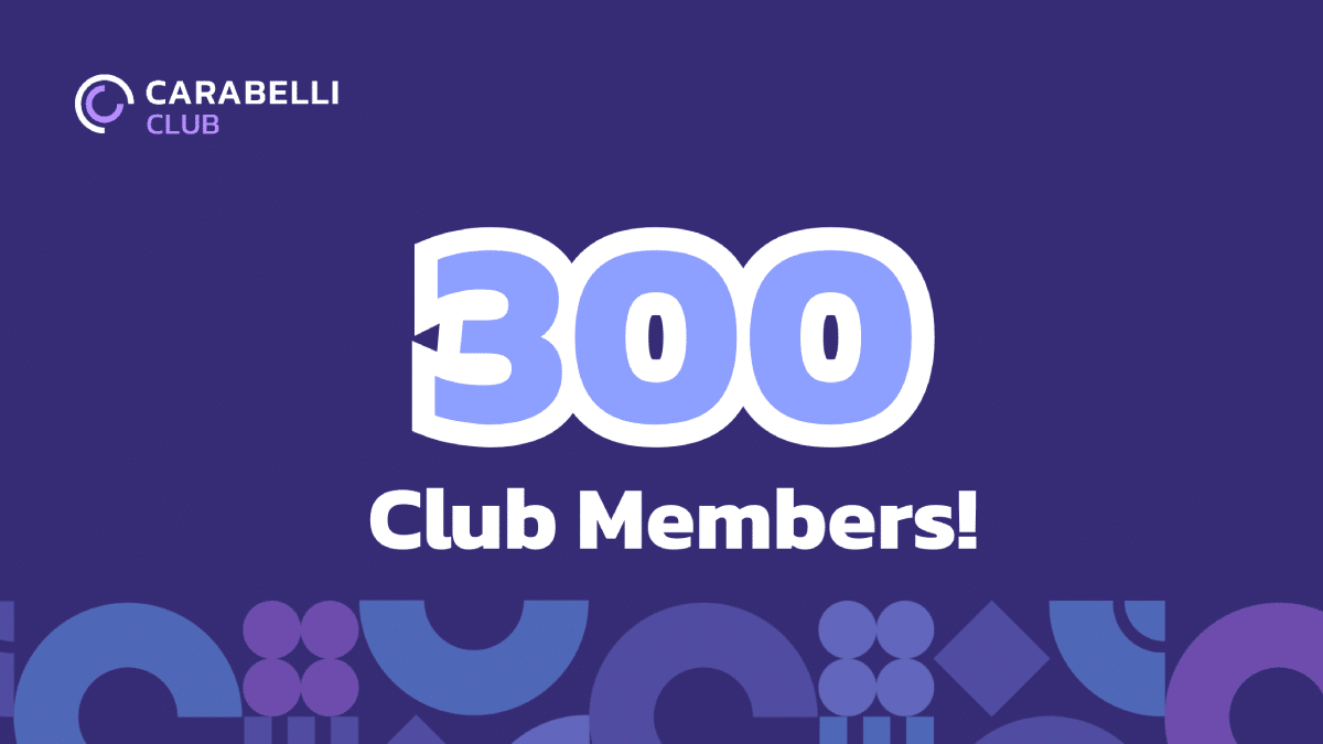 300 Members Strong: Celebrating the Growth of Carabelli Club